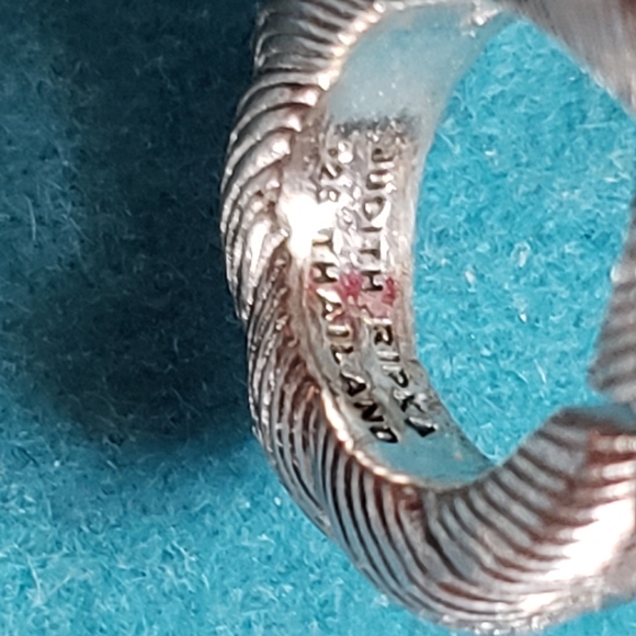 Judith ripka 925 necklace and cz heart pendant - Picture 4 of 9